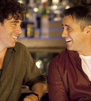 Episodes. Image shows from L to R: Sean Lincoln (Stephen Mangan), Matt LeBlanc (Matt LeBlanc). Copyright: Hat Trick Productions / BBC. Episodes. Image shows from L to R: Sean Lincoln (Stephen Mangan), Matt LeBlanc (Matt LeBlanc). Copyright: Hat Trick Productions / BBC.