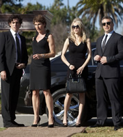 Episodes. Image shows from L to R: Sean Lincoln (Stephen Mangan), Beverly Lincoln (Tamsin Greig), Morning Randolph (Mircea Monroe), Matt LeBlanc (Matt LeBlanc). Copyright: Hat Trick Productions / BBC. Episodes. Image shows from L to R: Sean Lincoln (Stephen Mangan), Beverly Lincoln (Tamsin Greig), Morning Randolph (Mircea Monroe), Matt LeBlanc (Matt LeBlanc). Copyright: Hat Trick Productions / BBC.
