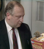 Fawlty Towers. Mr Carnegie (John Quarmby). Copyright: BBC. Fawlty Towers. Mr Carnegie (John Quarmby). Copyright: BBC.