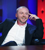 Friday Night With Jonathan Ross. Simon Pegg. Copyright: Hot Sauce. Friday Night With Jonathan Ross. Simon Pegg. Copyright: Hot Sauce.