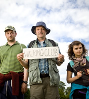 The Great Outdoors. Image shows from L to R: Tom (Steve Edge), Bob (Mark Heap), Hazel (Gwyneth Keyworth). Copyright: BBC / Tidy Productions. The Great Outdoors. Image shows from L to R: Tom (Steve Edge), Bob (Mark Heap), Hazel (Gwyneth Keyworth). Copyright: BBC / Tidy Productions.