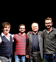The Guessing Game. Image shows from L to R: Phil Nichol, Paul Pirie, Clive Anderson, Rob Rouse. Copyright: BBC. The Guessing Game. Image shows from L to R: Phil Nichol, Paul Pirie, Clive Anderson, Rob Rouse. Copyright: BBC.