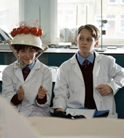 Hank Zipzer. Image shows from L to R: Hank Zipzer (Nick James), Nicholas McKelty (Jude Foley). Copyright: Kindle Entertainment. Hank Zipzer. Image shows from L to R: Hank Zipzer (Nick James), Nicholas McKelty (Jude Foley). Copyright: Kindle Entertainment.