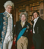 Horrible Histories. Image shows from L to R: Simon Farnaby, Jim Howick, Laurence Rickard. Copyright: Lion Television / Citrus Television. Horrible Histories. Image shows from L to R: Simon Farnaby, Jim Howick, Laurence Rickard. Copyright: Lion Television / Citrus Television.