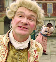 Horrible Histories. George III (Simon Farnaby). Copyright: Lion Television / Citrus Television. Horrible Histories. George III (Simon Farnaby). Copyright: Lion Television / Citrus Television.