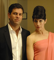 Hotel Babylon. Image shows from L to R: Ed Martyn (Patrick Baladi), Erin Martyn (Caroline Catz). Copyright: Carnival Films. Hotel Babylon. Image shows from L to R: Ed Martyn (Patrick Baladi), Erin Martyn (Caroline Catz). Copyright: Carnival Films.