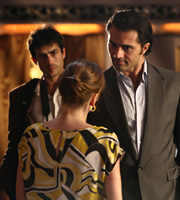 Hotel Babylon. Image shows from L to R: Juliet Miller (Anna Wilson Jones), Gennaro (Darius Danesh). Copyright: Carnival Films. Hotel Babylon. Image shows from L to R: Juliet Miller (Anna Wilson Jones), Gennaro (Darius Danesh). Copyright: Carnival Films.