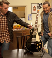 In With The Flynns. Image shows from L to R: Tommy (Craig Parkinson), Liam (Will Mellor). Copyright: Caryn Mandabach Productions. In With The Flynns. Image shows from L to R: Tommy (Craig Parkinson), Liam (Will Mellor). Copyright: Caryn Mandabach Productions.