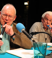 I'm Sorry I Haven't A Clue. Image shows from L to R: Graeme Garden, Barry Cryer. Copyright: BBC. I'm Sorry I Haven't A Clue. Image shows from L to R: Graeme Garden, Barry Cryer. Copyright: BBC.