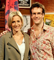 I've Never Seen Star Wars. Image shows from L to R: Emily Maitlis, Marcus Brigstocke. Copyright: BBC. I've Never Seen Star Wars. Image shows from L to R: Emily Maitlis, Marcus Brigstocke. Copyright: BBC.