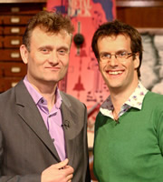 I've Never Seen Star Wars. Image shows from L to R: Hugh Dennis, Marcus Brigstocke. Copyright: BBC. I've Never Seen Star Wars. Image shows from L to R: Hugh Dennis, Marcus Brigstocke. Copyright: BBC.