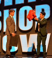 The John Bishop Show. Image shows from L to R: John Bishop, Pete Firman. Copyright: Lola Entertainment. The John Bishop Show. Image shows from L to R: John Bishop, Pete Firman. Copyright: Lola Entertainment.