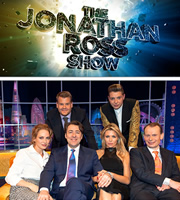 The Jonathan Ross Show. Image shows from L to R: Uma Thurman, James Corden, Jonathan Ross, Abbey Clancy, John Newman, Andrew Marr. Copyright: Hot Sauce / ITV Studios. The Jonathan Ross Show. Image shows from L to R: Uma Thurman, James Corden, Jonathan Ross, Abbey Clancy, John Newman, Andrew Marr. Copyright: Hot Sauce / ITV Studios.