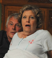 Ladies Of Letters. Image shows from L to R: Bill (Christopher Scoular), Vera Small (Anne Reid). Copyright: Tiger Aspect Productions. Ladies Of Letters. Image shows from L to R: Bill (Christopher Scoular), Vera Small (Anne Reid). Copyright: Tiger Aspect Productions.