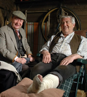 Last Of The Summer Wine. Image shows from L to R: Norman Clegg (Peter Sallis), Heptonstall (Peter Baldwin). Copyright: BBC. Last Of The Summer Wine. Image shows from L to R: Norman Clegg (Peter Sallis), Heptonstall (Peter Baldwin). Copyright: BBC.