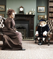 Life's Too Short. Image shows from L to R: Helena Bonham Carter, Warwick (Warwick Davis). Copyright: BBC. Life's Too Short. Image shows from L to R: Helena Bonham Carter, Warwick (Warwick Davis). Copyright: BBC.