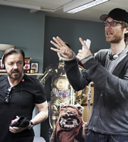 Life's Too Short. Image shows from L to R: Ricky (Ricky Gervais), Stephen (Stephen Merchant). Copyright: BBC. Life's Too Short. Image shows from L to R: Ricky (Ricky Gervais), Stephen (Stephen Merchant). Copyright: BBC.