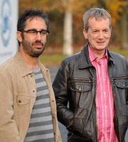 Little Crackers. Image shows from L to R: David Baddiel, Frank Skinner. Little Crackers. Image shows from L to R: David Baddiel, Frank Skinner.