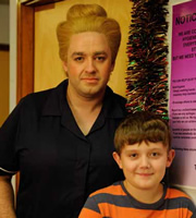 Little Crackers. Image shows from L to R: Nurse (Jason Manford), Young Jason (Ellis Hollins). Little Crackers. Image shows from L to R: Nurse (Jason Manford), Young Jason (Ellis Hollins).