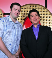 Live At The Apollo. Image shows from L to R: Jason Manford, Michael McIntyre. Copyright: Open Mike Productions. Live At The Apollo. Image shows from L to R: Jason Manford, Michael McIntyre. Copyright: Open Mike Productions.