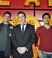 Live At The Apollo. Image shows from L to R: Rich Hall, Lee Mack, Danny Bhoy. Copyright: Open Mike Productions. Live At The Apollo. Image shows from L to R: Rich Hall, Lee Mack, Danny Bhoy. Copyright: Open Mike Productions.