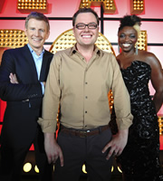 Live At The Apollo. Image shows from L to R: Patrick Kielty, Alan Carr, Andi Osho. Copyright: Open Mike Productions. Live At The Apollo. Image shows from L to R: Patrick Kielty, Alan Carr, Andi Osho. Copyright: Open Mike Productions.