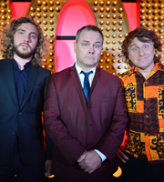 Live At The Apollo. Image shows from L to R: Seann Walsh, Jack Dee, Milton Jones. Copyright: Open Mike Productions. Live At The Apollo. Image shows from L to R: Seann Walsh, Jack Dee, Milton Jones. Copyright: Open Mike Productions.