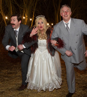 Man Down. Image shows from L to R: Brian (Mike Wozniak), Jo (Roisin Conaty), Dan (Greg Davies). Copyright: Avalon Television. Man Down. Image shows from L to R: Brian (Mike Wozniak), Jo (Roisin Conaty), Dan (Greg Davies). Copyright: Avalon Television.