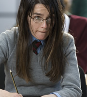 May Contain Nuts. Alice Chaplin (Shirley Henderson). Copyright: Tiger Aspect Productions. May Contain Nuts. Alice Chaplin (Shirley Henderson). Copyright: Tiger Aspect Productions.