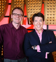 Michael McIntyre's Comedy Roadshow. Image shows from L to R: Sean Lock, Michael McIntyre. Copyright: Open Mike Productions. Michael McIntyre's Comedy Roadshow. Image shows from L to R: Sean Lock, Michael McIntyre. Copyright: Open Mike Productions.