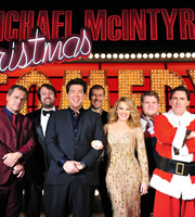 Michael McIntyre's Comedy Roadshow. Image shows from L to R: Jack Dee, David Mitchell, Michael McIntyre, Rhod Gilbert, Kylie Minogue, James Corden, Rob Brydon. Copyright: Open Mike Productions. Michael McIntyre's Comedy Roadshow. Image shows from L to R: Jack Dee, David Mitchell, Michael McIntyre, Rhod Gilbert, Kylie Minogue, James Corden, Rob Brydon. Copyright: Open Mike Productions.
