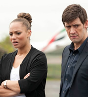 Mount Pleasant. Image shows from L to R: Shelley (Angela Griffin), Greg Porter (Adrian Bower). Copyright: Tiger Aspect Productions. Mount Pleasant. Image shows from L to R: Shelley (Angela Griffin), Greg Porter (Adrian Bower). Copyright: Tiger Aspect Productions.