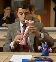 Mr. Bean. Mr. Bean (Rowan Atkinson). Copyright: Tiger Aspect Productions. Mr. Bean. Mr. Bean (Rowan Atkinson). Copyright: Tiger Aspect Productions.
