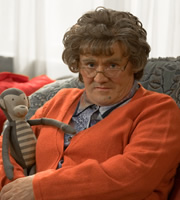Mrs. Brown's Boys. Agnes Brown (Brendan O'Carroll). Copyright: BBC / BocPix. Mrs. Brown's Boys. Agnes Brown (Brendan O'Carroll). Copyright: BBC / BocPix.