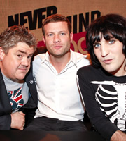 Never Mind The Buzzcocks. Image shows from L to R: Phill Jupitus, Dermot O'Leary, Noel Fielding. Copyright: TalkbackThames / BBC. Never Mind The Buzzcocks. Image shows from L to R: Phill Jupitus, Dermot O'Leary, Noel Fielding. Copyright: TalkbackThames / BBC.