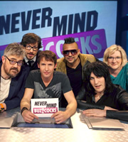 Never Mind The Buzzcocks. Image shows from L to R: Phill Jupitus, Matthew Crosby, James Blunt, Sean Paul, Noel Fielding, Sarah Millican. Copyright: TalkbackThames / BBC. Never Mind The Buzzcocks. Image shows from L to R: Phill Jupitus, Matthew Crosby, James Blunt, Sean Paul, Noel Fielding, Sarah Millican. Copyright: TalkbackThames / BBC.