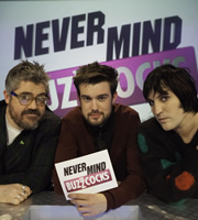 Never Mind The Buzzcocks. Image shows from L to R: Phill Jupitus, Jack Whitehall, Noel Fielding. Copyright: TalkbackThames / BBC. Never Mind The Buzzcocks. Image shows from L to R: Phill Jupitus, Jack Whitehall, Noel Fielding. Copyright: TalkbackThames / BBC.