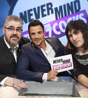 Never Mind The Buzzcocks. Image shows from L to R: Phill Jupitus, Peter Andre, Noel Fielding. Copyright: TalkbackThames / BBC. Never Mind The Buzzcocks. Image shows from L to R: Phill Jupitus, Peter Andre, Noel Fielding. Copyright: TalkbackThames / BBC.