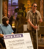Not Going Out. Image shows from L to R: Tim (Tim Vine), Lee (Lee Mack). Copyright: Avalon Television / Arlo Productions. Not Going Out. Image shows from L to R: Tim (Tim Vine), Lee (Lee Mack). Copyright: Avalon Television / Arlo Productions.