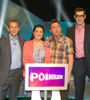 Not Going Out. Image shows from L to R: Alexander Armstrong, Daisy (Katy Wix), Lee (Lee Mack), Richard Osman. Copyright: Avalon Television / Arlo Productions. Not Going Out. Image shows from L to R: Alexander Armstrong, Daisy (Katy Wix), Lee (Lee Mack), Richard Osman. Copyright: Avalon Television / Arlo Productions.