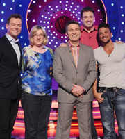 Odd One In. Image shows from L to R: Stephen Mulhern, Sarah Millican, Bradley Walsh, Jason Manford, Peter Andre. Copyright: Zeppotron. Odd One In. Image shows from L to R: Stephen Mulhern, Sarah Millican, Bradley Walsh, Jason Manford, Peter Andre. Copyright: Zeppotron.