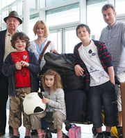 Outnumbered. Image shows from L to R: Frank (Grandad) (David Ryall), Ben (Daniel Roche), Sue (Claire Skinner), Karen (Ramona Marquez), Jake (Tyger Drew-Honey), Pete (Hugh Dennis). Copyright: Hat Trick Productions. Outnumbered. Image shows from L to R: Frank (Grandad) (David Ryall), Ben (Daniel Roche), Sue (Claire Skinner), Karen (Ramona Marquez), Jake (Tyger Drew-Honey), Pete (Hugh Dennis). Copyright: Hat Trick Productions.