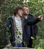 Outnumbered. Image shows from L to R: Ben (Daniel Roche), Pete (Hugh Dennis). Copyright: Hat Trick Productions. Outnumbered. Image shows from L to R: Ben (Daniel Roche), Pete (Hugh Dennis). Copyright: Hat Trick Productions.