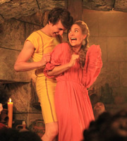 Plebs. Image shows from L to R: Marcus (Tom Rosenthal), Cynthia (Sophie Colquhoun). Copyright: RISE Films. Plebs. Image shows from L to R: Marcus (Tom Rosenthal), Cynthia (Sophie Colquhoun). Copyright: RISE Films.