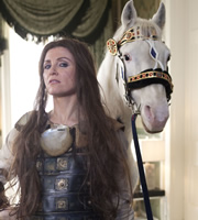 Psychobitches. Boudica (Sharon Horgan). Copyright: Tiger Aspect Productions. Psychobitches. Boudica (Sharon Horgan). Copyright: Tiger Aspect Productions.