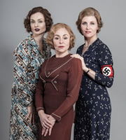 Psychobitches. Image shows from L to R: Nancy Mitford (Sophie Ellis-Bextor), Jessica Mitford (Samantha Spiro), Unity Mitford (Sharon Horgan). Copyright: Tiger Aspect Productions. Psychobitches. Image shows from L to R: Nancy Mitford (Sophie Ellis-Bextor), Jessica Mitford (Samantha Spiro), Unity Mitford (Sharon Horgan). Copyright: Tiger Aspect Productions.
