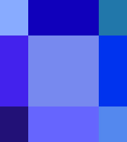 Blue. Blue.