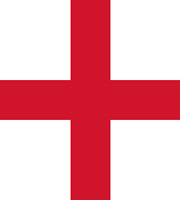 Part of an England flag. Part of an England flag.