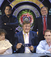 QI. Image shows from L to R: Alan Davies, Dom Joly, Stephen Fry, Clive Anderson, Rob Brydon. Copyright: TalkbackThames. QI. Image shows from L to R: Alan Davies, Dom Joly, Stephen Fry, Clive Anderson, Rob Brydon. Copyright: TalkbackThames.