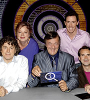 QI. Image shows from L to R: Alan Davies, Jo Brand, Stephen Fry, Rob Brydon, Jimmy Carr. Copyright: TalkbackThames. QI. Image shows from L to R: Alan Davies, Jo Brand, Stephen Fry, Rob Brydon, Jimmy Carr. Copyright: TalkbackThames.